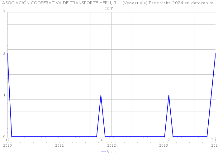 ASOCIACIÓN COOPERATIVA DE TRANSPORTE HERLI, R.L. (Venezuela) Page visits 2024 