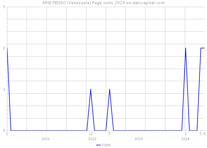 ARIE PENSO (Venezuela) Page visits 2024 