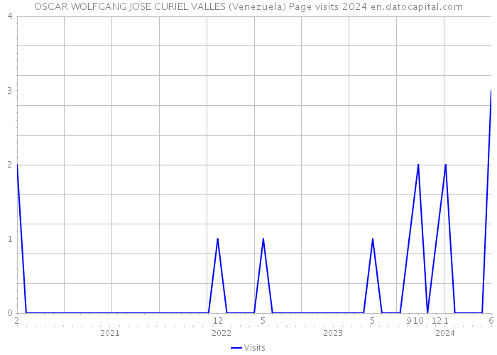 OSCAR WOLFGANG JOSE CURIEL VALLES (Venezuela) Page visits 2024 