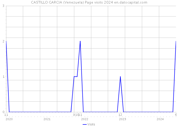 CASTILLO GARCIA (Venezuela) Page visits 2024 