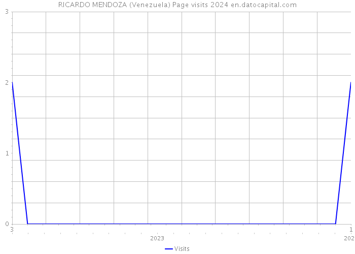 RICARDO MENDOZA (Venezuela) Page visits 2024 