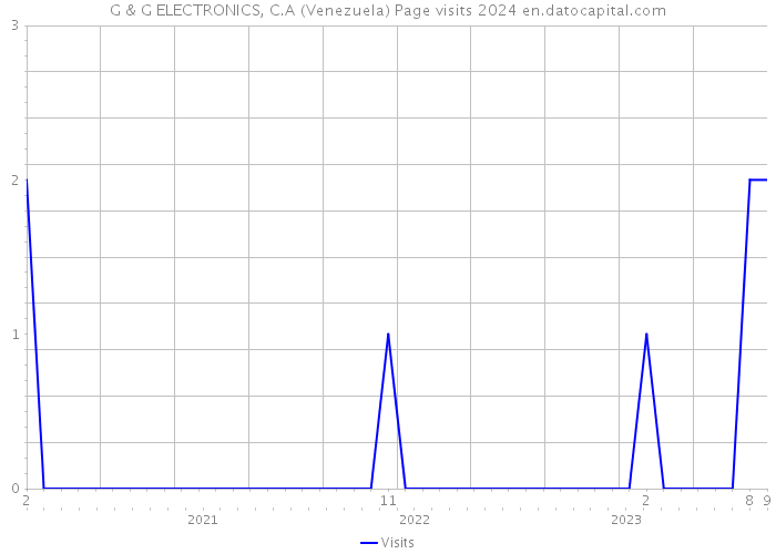 G & G ELECTRONICS, C.A (Venezuela) Page visits 2024 