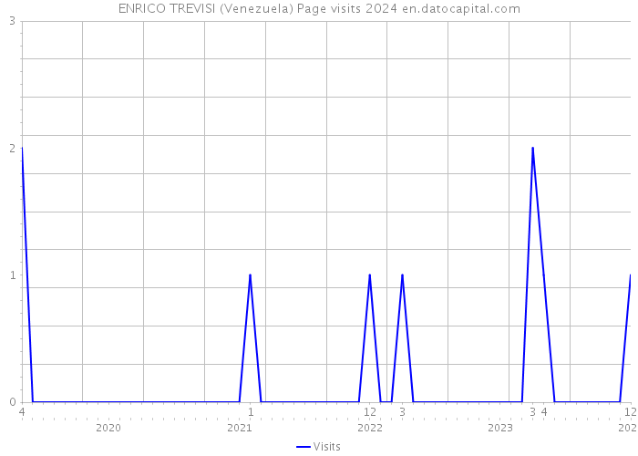 ENRICO TREVISI (Venezuela) Page visits 2024 