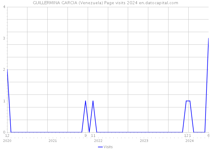 GUILLERMINA GARCIA (Venezuela) Page visits 2024 