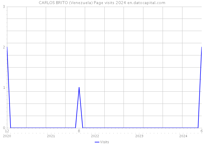 CARLOS BRITO (Venezuela) Page visits 2024 