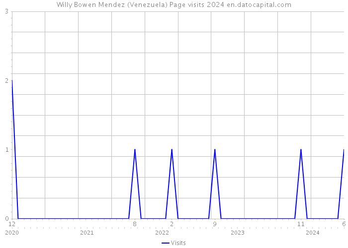 Willy Bowen Mendez (Venezuela) Page visits 2024 