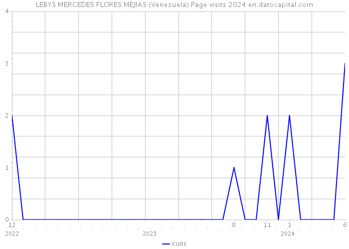 LEBYS MERCEDES FLORES MEJIAS (Venezuela) Page visits 2024 