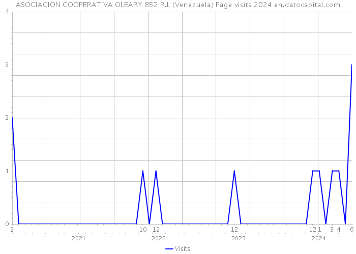 ASOCIACION COOPERATIVA OLEARY 852 R.L (Venezuela) Page visits 2024 
