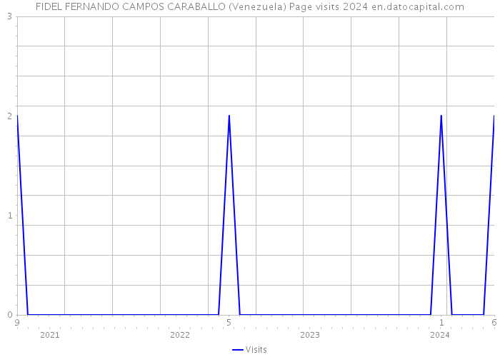 FIDEL FERNANDO CAMPOS CARABALLO (Venezuela) Page visits 2024 