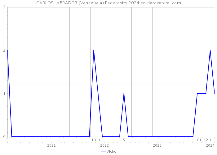 CARLOS LABRADOR (Venezuela) Page visits 2024 