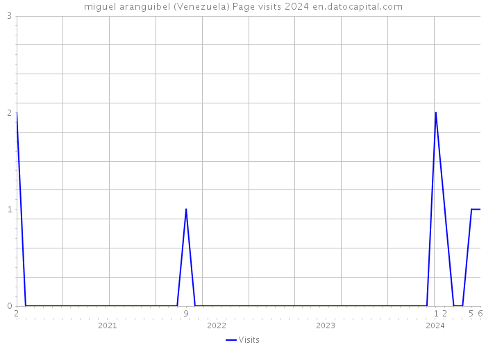 miguel aranguibel (Venezuela) Page visits 2024 