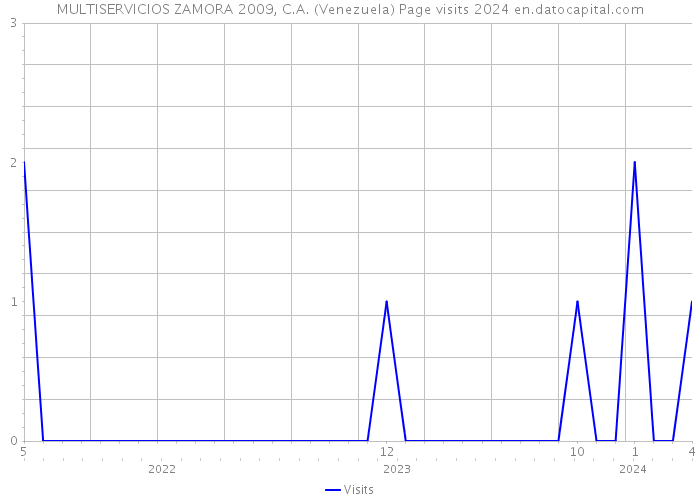 MULTISERVICIOS ZAMORA 2009, C.A. (Venezuela) Page visits 2024 