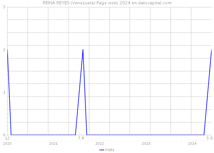 REINA REYES (Venezuela) Page visits 2024 