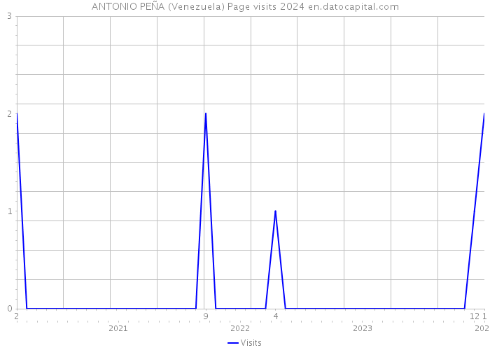 ANTONIO PEÑA (Venezuela) Page visits 2024 
