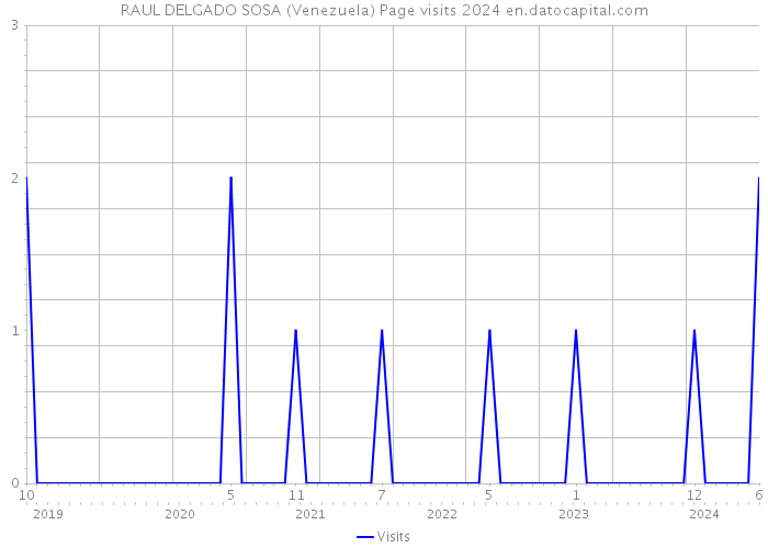 RAUL DELGADO SOSA (Venezuela) Page visits 2024 
