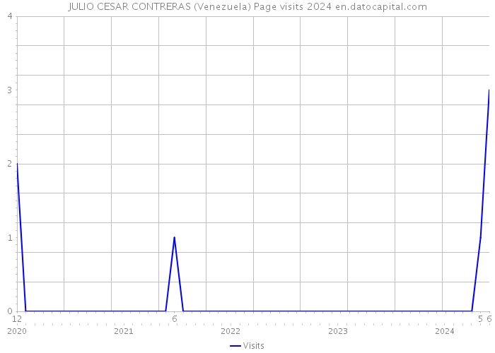JULIO CESAR CONTRERAS (Venezuela) Page visits 2024 