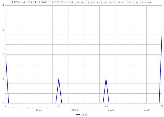 ERWIN ARMANDO SANCHEZ MONTOYA (Venezuela) Page visits 2024 