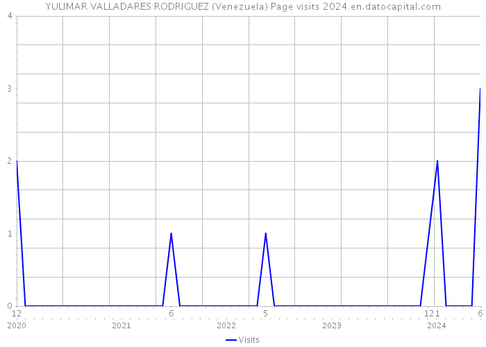 YULIMAR VALLADARES RODRIGUEZ (Venezuela) Page visits 2024 