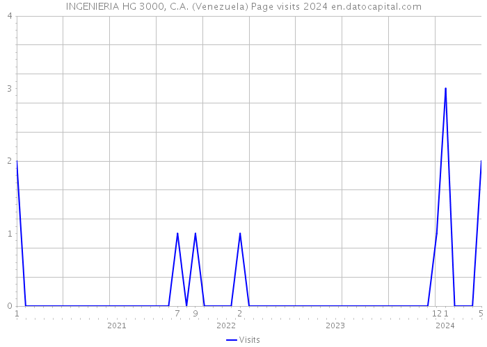 INGENIERIA HG 3000, C.A. (Venezuela) Page visits 2024 