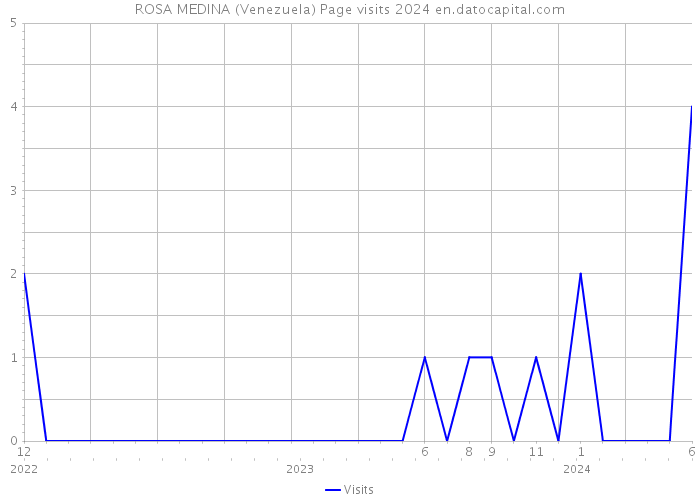 ROSA MEDINA (Venezuela) Page visits 2024 