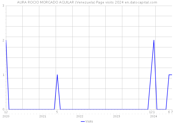 AURA ROCIO MORGADO AGUILAR (Venezuela) Page visits 2024 