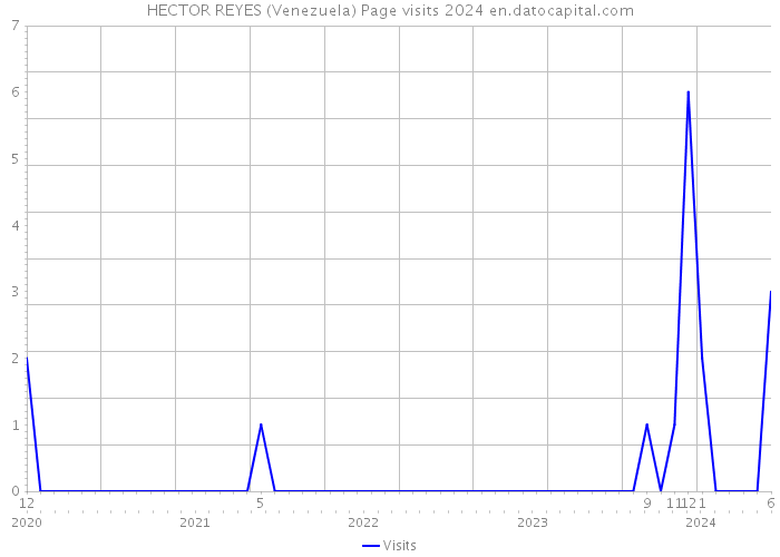 HECTOR REYES (Venezuela) Page visits 2024 