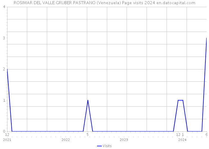 ROSIMAR DEL VALLE GRUBER PASTRANO (Venezuela) Page visits 2024 