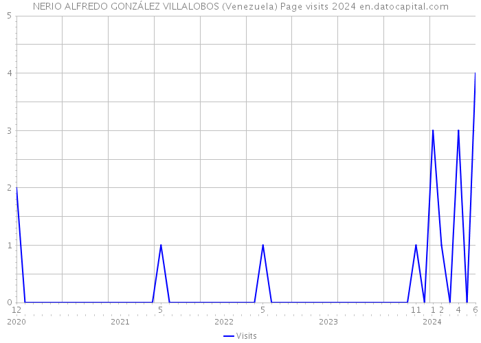 NERIO ALFREDO GONZÁLEZ VILLALOBOS (Venezuela) Page visits 2024 