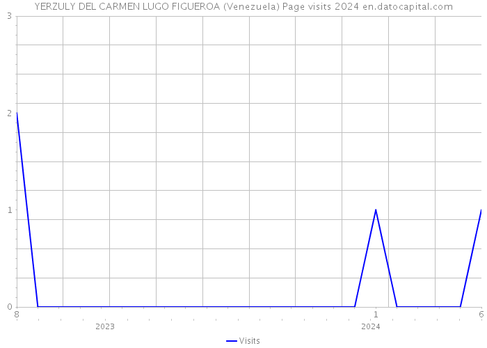 YERZULY DEL CARMEN LUGO FIGUEROA (Venezuela) Page visits 2024 