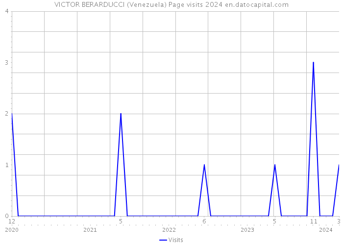 VICTOR BERARDUCCI (Venezuela) Page visits 2024 