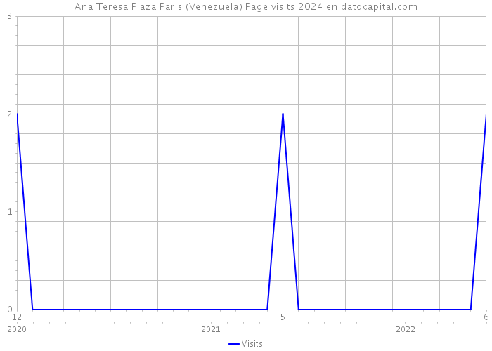 Ana Teresa Plaza Paris (Venezuela) Page visits 2024 