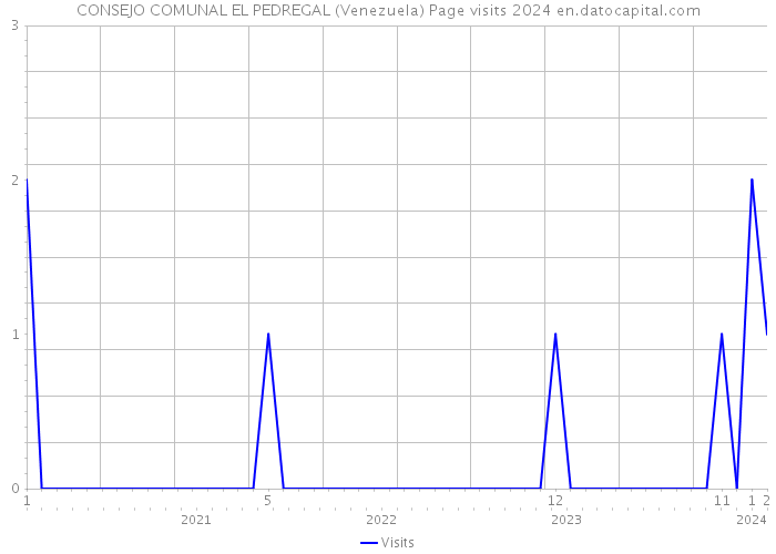 CONSEJO COMUNAL EL PEDREGAL (Venezuela) Page visits 2024 