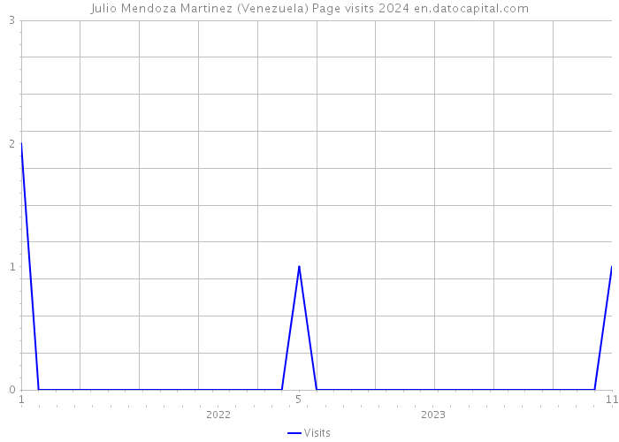 Julio Mendoza Martinez (Venezuela) Page visits 2024 