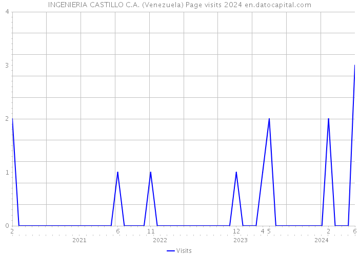 INGENIERIA CASTILLO C.A. (Venezuela) Page visits 2024 