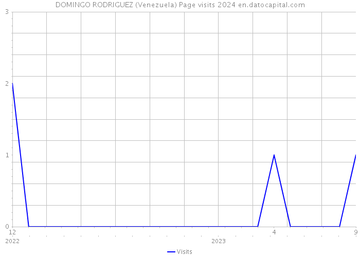 DOMINGO RODRIGUEZ (Venezuela) Page visits 2024 