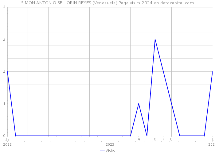SIMON ANTONIO BELLORIN REYES (Venezuela) Page visits 2024 