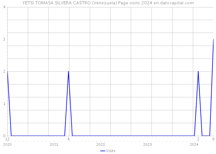 YETSI TOMASA SILVERA CASTRO (Venezuela) Page visits 2024 
