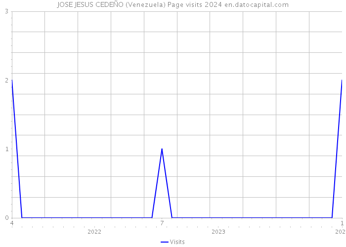 JOSE JESUS CEDEÑO (Venezuela) Page visits 2024 