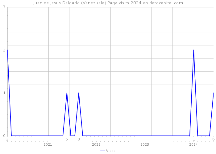 Juan de Jesus Delgado (Venezuela) Page visits 2024 