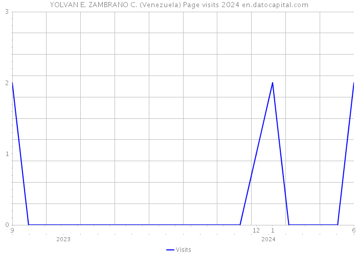 YOLVAN E. ZAMBRANO C. (Venezuela) Page visits 2024 