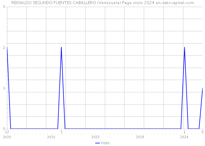 REINALDO SEGUNDO FUENTES CABALLERO (Venezuela) Page visits 2024 