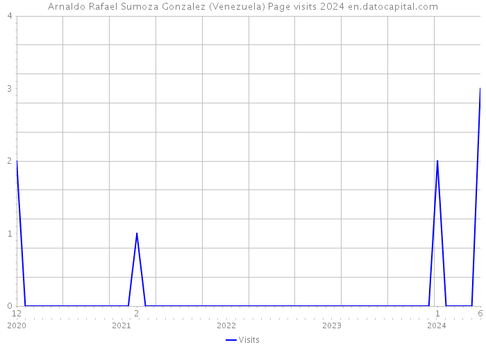 Arnaldo Rafael Sumoza Gonzalez (Venezuela) Page visits 2024 