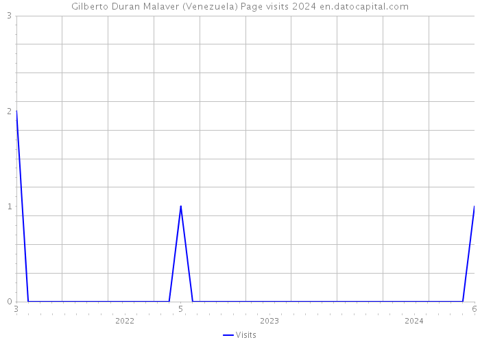 Gilberto Duran Malaver (Venezuela) Page visits 2024 