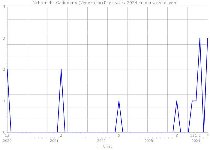 Nehumidia Golindano (Venezuela) Page visits 2024 