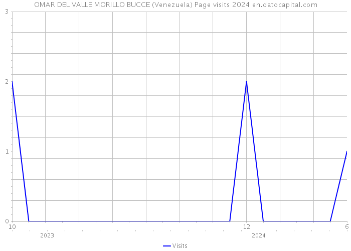 OMAR DEL VALLE MORILLO BUCCE (Venezuela) Page visits 2024 