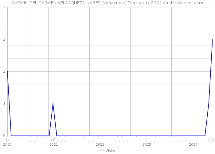 YASMIN DEL CARMEN VELASQUEZ LINARES (Venezuela) Page visits 2024 