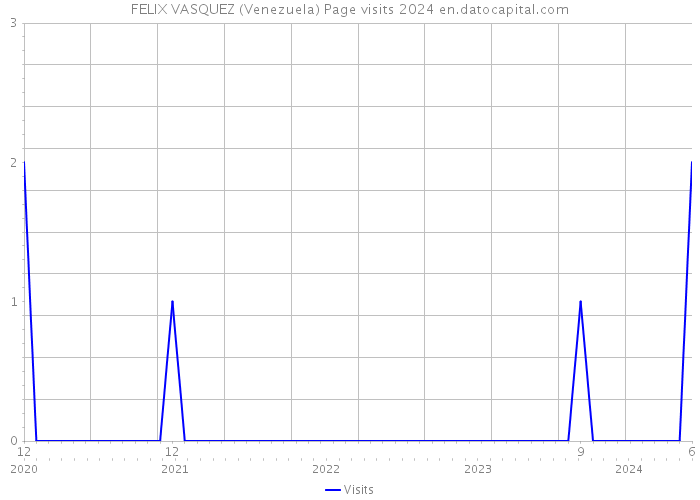FELIX VASQUEZ (Venezuela) Page visits 2024 
