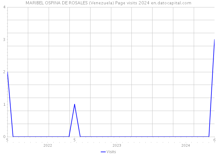 MARIBEL OSPINA DE ROSALES (Venezuela) Page visits 2024 