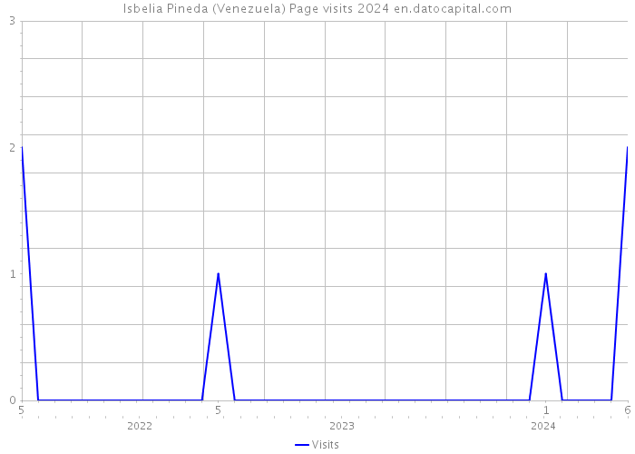 Isbelia Pineda (Venezuela) Page visits 2024 