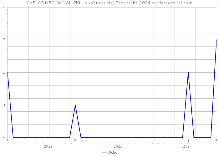 CARLOS MEDINA VALLENILLA (Venezuela) Page visits 2024 